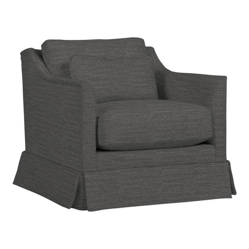 Newlin 33.5" Newlin Chair, Perigold Ishi Platinum