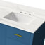 Meuble-lavabo en bois massif 60 po avec 2 lavabos 60 po