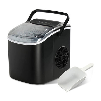 ZONSE 26 Lb. Daily Production Cube Ice Freestanding Ice Maker