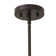 Gemma Key Three-Light Convertible Tall Drum Pendant w/ Crystal Rectangular Prisms