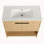 Meuble-lavabo 36 po avec lavabo en céramique, 2 portes à fermeture douce, meuble-lavabo autoportant, contreplaqué-111832140-111832141