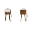 Cecelia 30cm W Solid Wood Bedside Table