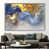White Floater Framed