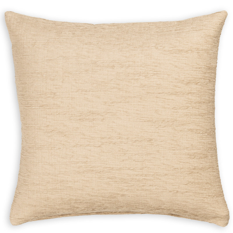 Kindle Accent Pillow, Feather, Beige, Square 22"