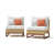 Orange / blanc est en rupture de stock