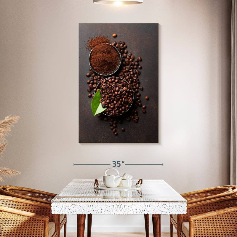 Grains de café Yarlin, H 48 po x l 32 po