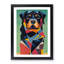 Rottweiler Cubism Vol.1 - Single Picture Frame Painting-1063382778-1063382779
