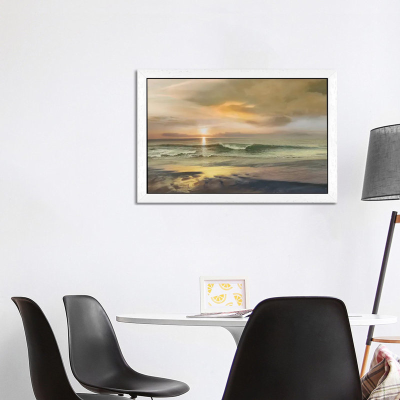 Monterey by Mike Calascibetta - Floater Frame Print on Canvas, 66.04 cm H x 45.72 cm W, White