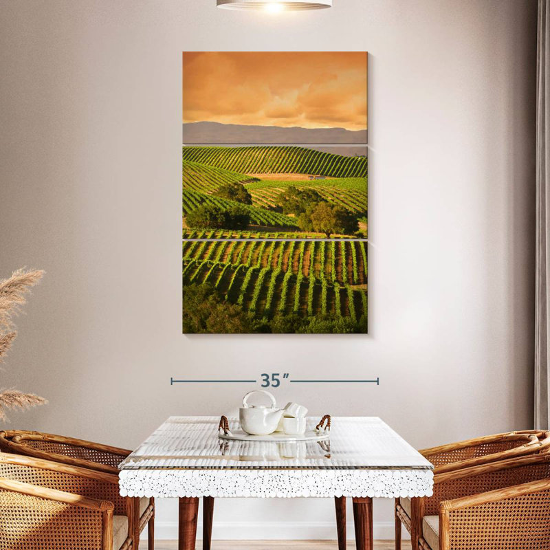 Alvord Carneros Vineyard, H 38 po x l 24 po