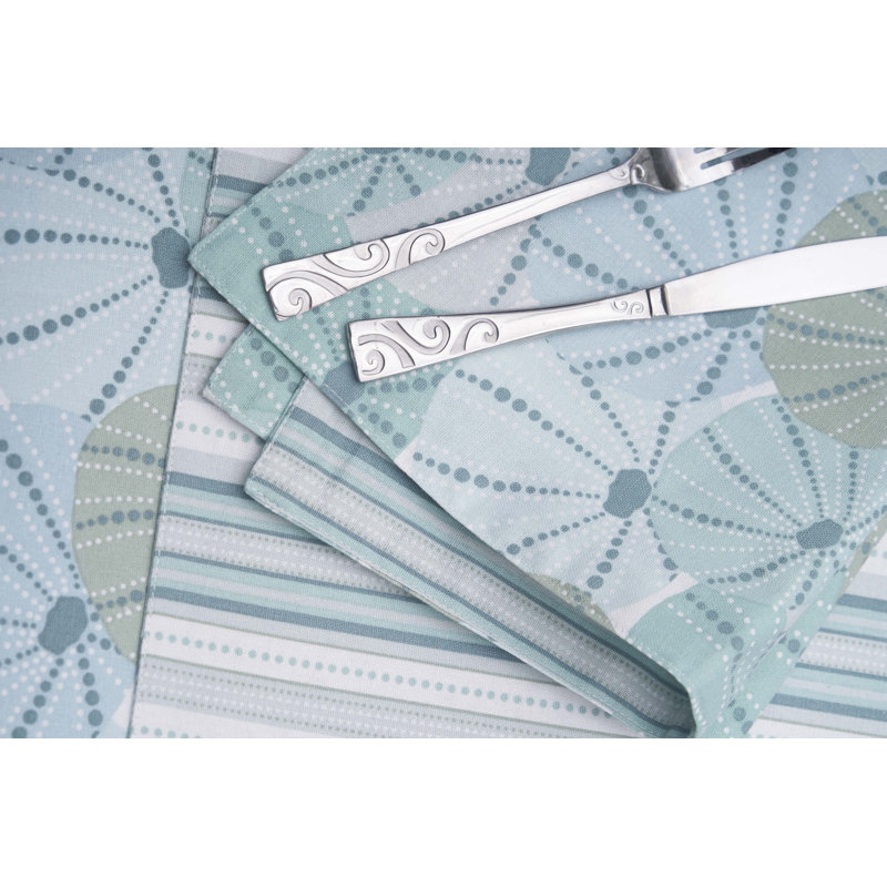 Ensemble de 6 serviettes Sea Urchin Shores