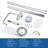 Single-Handle Freestanding Tub Faucet Floor Mount Bathtub Filler with Hand Shower-103978335