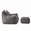 Fauteuil à billes avec repose-pieds Corduroy-1036457819