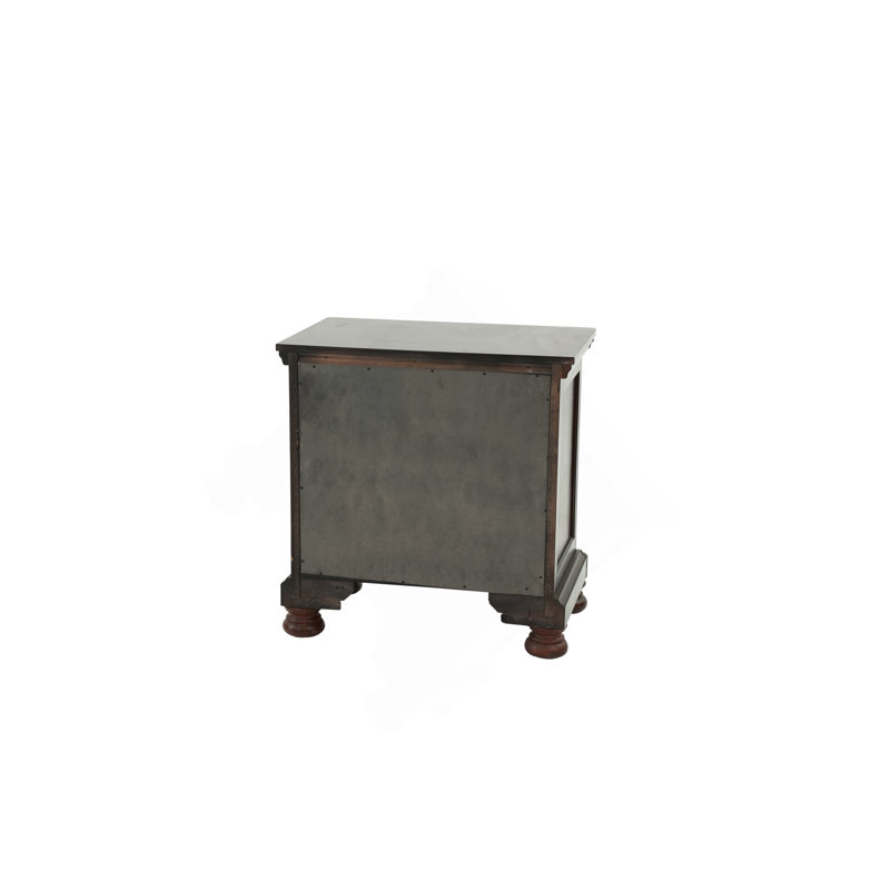 Table de chevet en cerisier antique