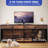 Wooden Double Dog Crate Furniture with Feeders-1101069960-1112564005