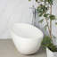 Baignoire de trempage autoportante 65,2 pouces pour salle de bain