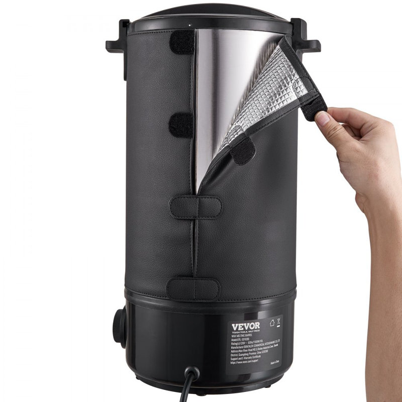 10 L Wax Melter for Candle Making, Extra Large Electric Wax Melting Pot, with Easy Pour Spout and 9-level Temp Control, Easy Clean for Candle Soap Cream Beauty Bulk Production Business or Home