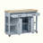 47 inch Kitchen Island with Extendable Dining Table, Rubber Wood Veneer Kitchen Table with Internal Storage Rack, Power Outlet, Kitchen island with Storage 2 Drawers 2 Cabinet-798133859