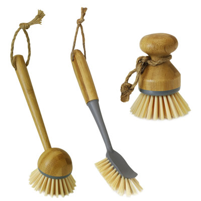 Bamboo Cleaning Essentials, Dish Brush Selection