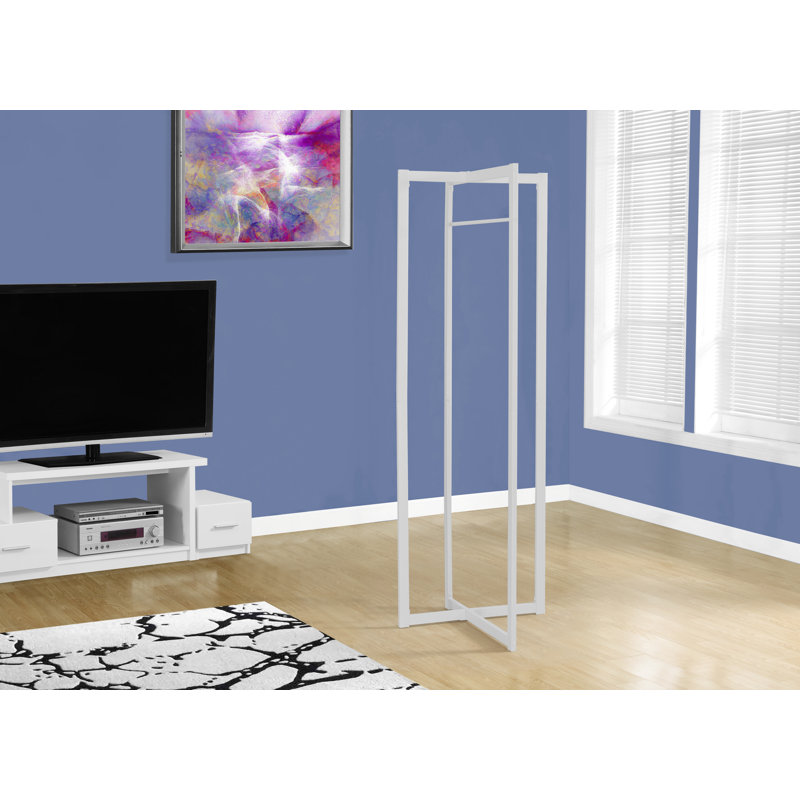 Warwick Metal Freestanding Coat Rack, White