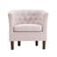Cecille Barrel Accent Chair with Rubberwood Legs-665536395