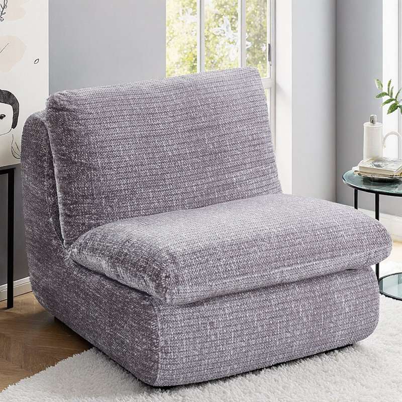 Fauteuil ergonomique en velours côtelé avec mousse à mémoire de forme Cloud Comfort - gris, Velours côtelé gris