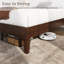 Base de lit plateforme en bois avec lattes en contreplaqué-491681834-491681832