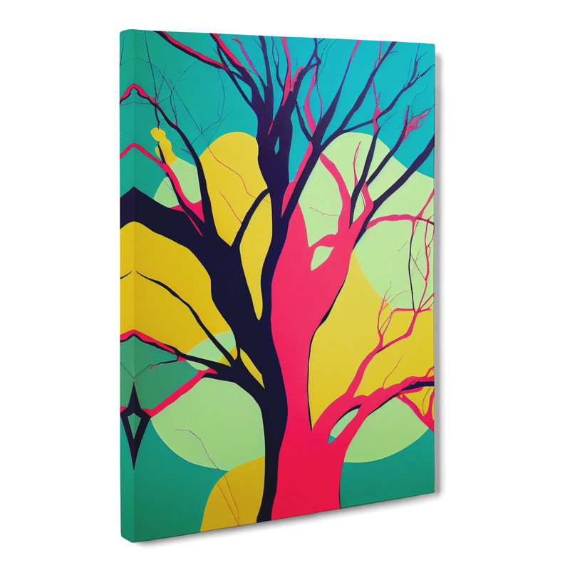 CAN-V0523-2593X Tree Pop - Wrapped Canvas Print, 50cm H x 35cm W x 3cm D