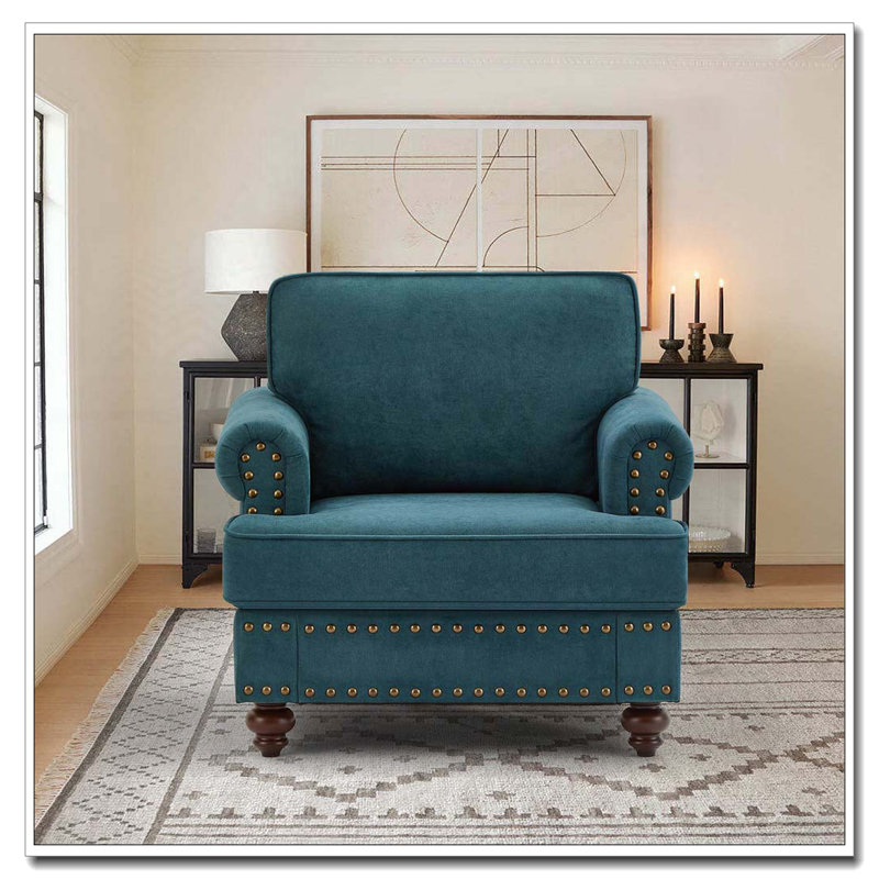 Fauteuil club en chenille