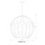 Luminaire suspendu 1 lumière Aafrin-362258139