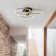 Eylana 3-Light LED Semi Flush Mount with Remote Control