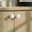 ROUS Hardware Mid-Century Modern Cutout Knob with Sleek Aluminum Design | 1 Count-1060563057