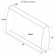 Coussin de siège simple 29 po - Lagune coulée