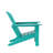 Altura Outdoor 5-Piece Adirondack Chair With Round Coffee Table Conversation Set-1859747511
