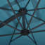 Parasol rectangulaire Canilever 9 pi x 12 pi avec base Mcduffy, bleu turquoise-1194222536-1085490706