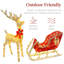 Reindeer Sleigh Yard Lighted Display-1143513359-1143513356