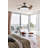 48" Retractable Blade Ceiling Fan with Light and Remote, Modern Fandelier Ceiling Fan, Patented Design Technology, Stronger Thicker Blades, Oil Rubbed Bronze-1735298563