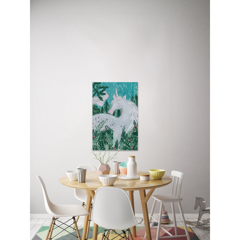 «Unicorn at Night», reproduction sur toile tendue, H 12 po x l 8 po