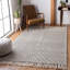 Barrington Ivory/Black Hand Tufted Wool/Cotton/Rug-1466168332