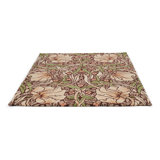 Hand Tufted Wool Floral Area Rug in Brown