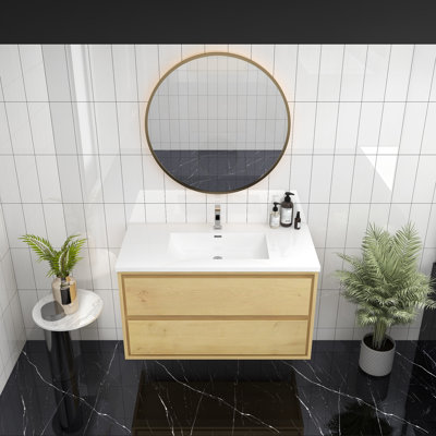 Meuble-lavabo mural simple l 41,5 po x P 19,6 po x H 21,75 po Castlereagh