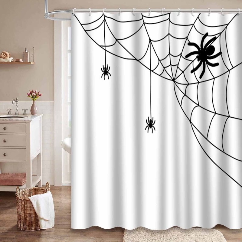 Rideau de douche Spiderweb, 72" L x 78" W