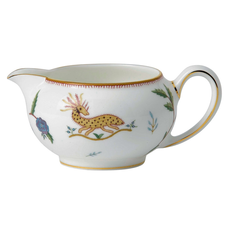 Mythical Creatures Fine Bone China Creamer with Gold Accents