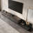 78.7  Inch Extendable Tv Stand Reversible Media Console 3 Drawers For 78 Inch Tv Dark Wood-1620840185