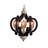 Suspended luminaire with adjustable chain