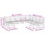  Ensemble de canapé de jardin modulaire en bois de pin massif brun-1519148402