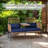 Lotis 53.9'' Wide Straight Powder Coated Steel Loveseat with Cushions-593576518