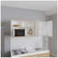Armoire murale, 2 portes, 4 tablettes