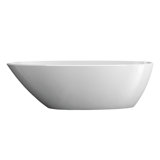 Mozzano 2 67" Freestanding Bathtub in Volcanic Limestone with No Overflow Hole