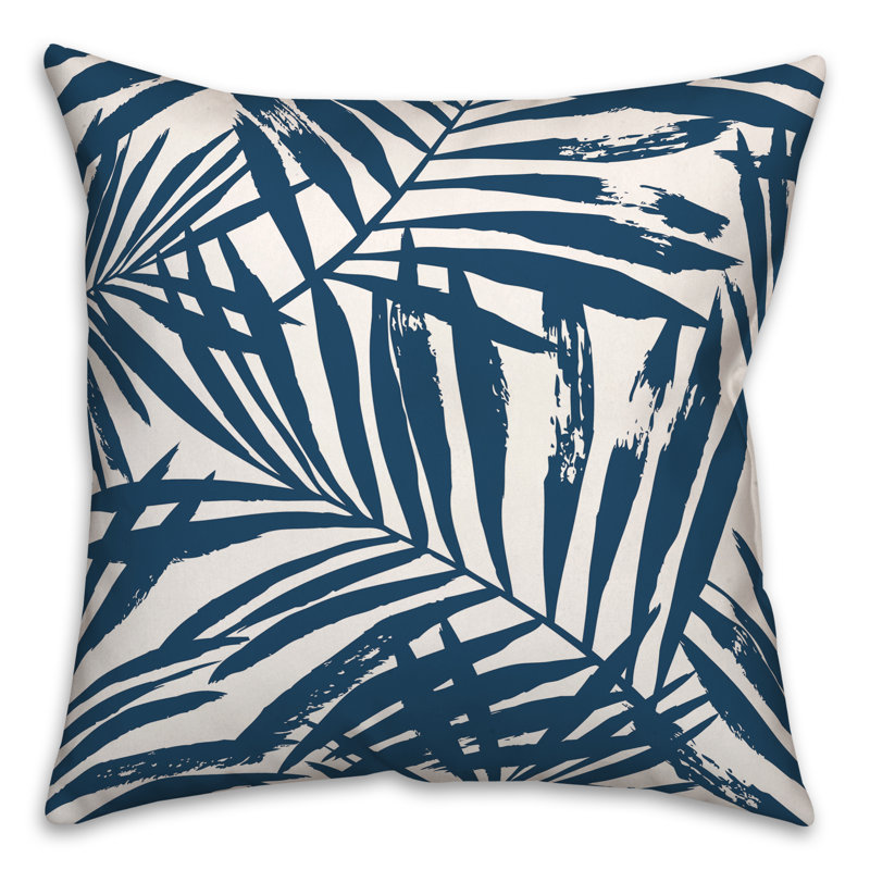 Floral Outdoor Throw Pillow