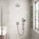 2-Function Retro Pressure-Balanced Complete Shower System (Rough-in Valve Included)